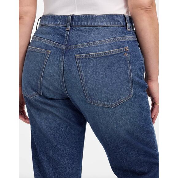 Madewell The Plus Curvy Longline Straight Jean Greendale Wash Blue 22W NWT - Picture 5 of 13